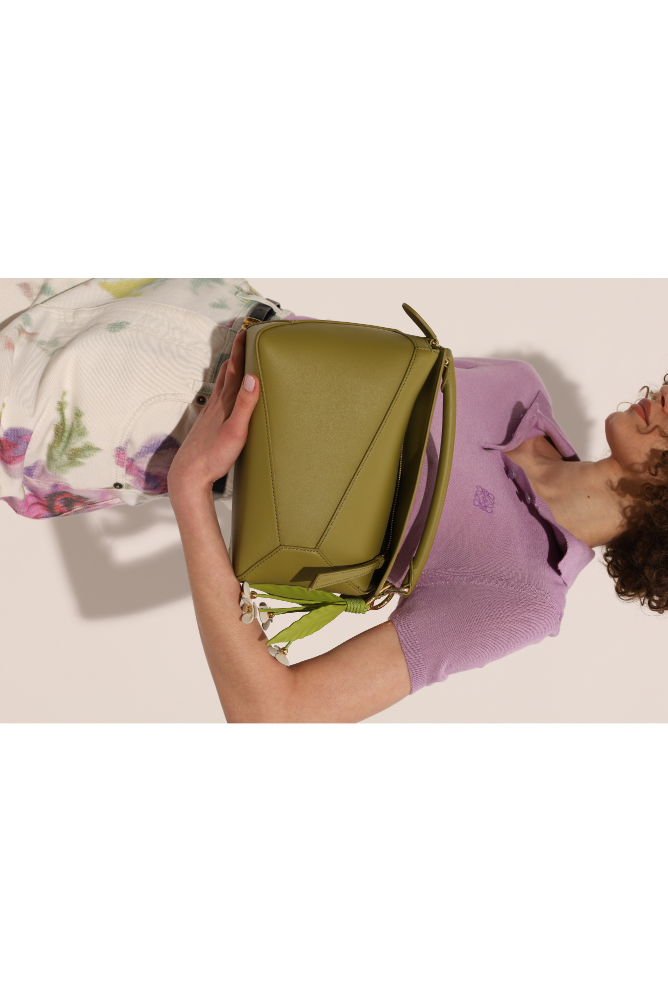ショルダーバッグ・ポシェット LOEWE PUZZLE EDGE SMALL BAG LIGHT MOSS Loewe Puzzle Edge small bag Light Moss | TheDoubleF